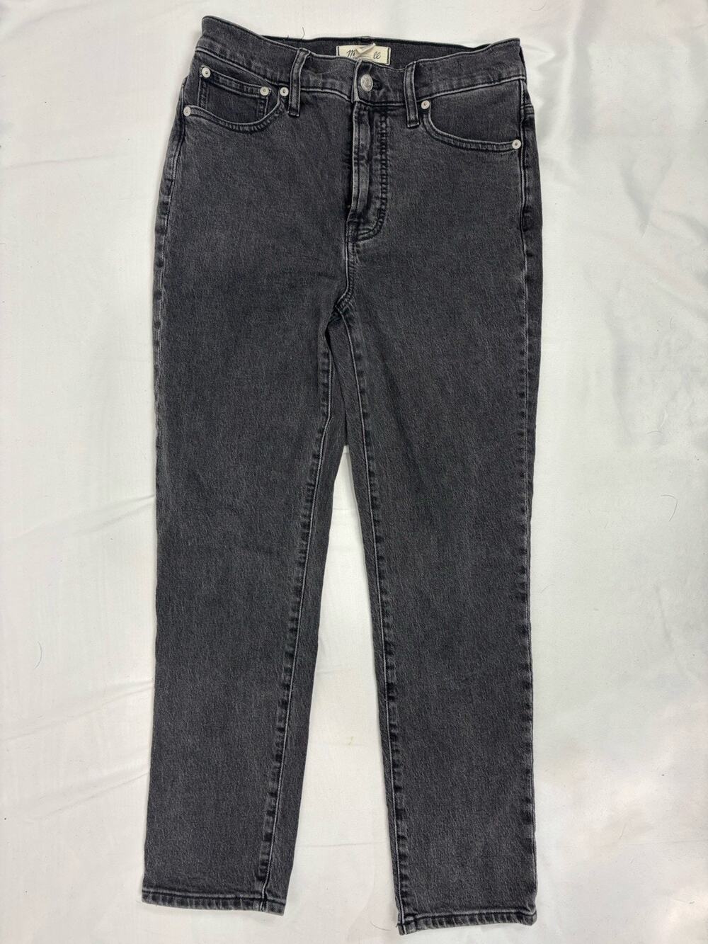 Madewell The Perfect Vintage Straight Jeans Women’s Size 26 Black Wash